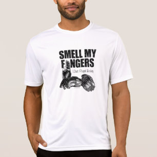 T-shirt Sentez mes doigts (l'hockey)