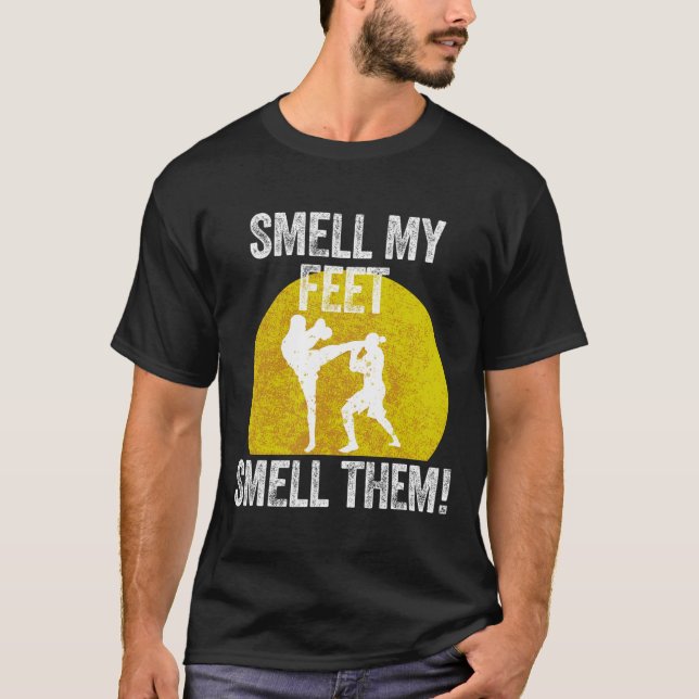 T-shirt Sentez Mes Pieds Sentez-Les Artiste Martiale Taekw (Devant)