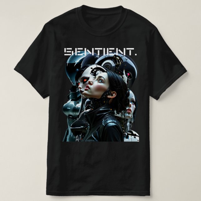 T-shirt Sentient. (Design devant)