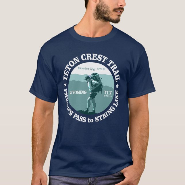 T-shirt Sentier de crête de Teton (e) (Devant)