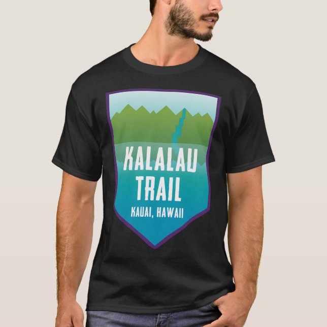 T-shirt Sentier de Kalalau - Kauai (Devant)