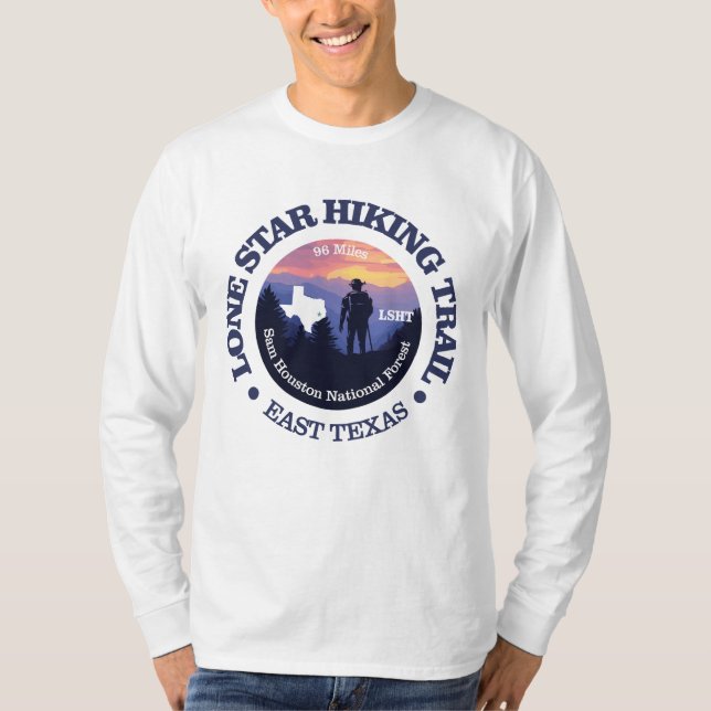 T-shirt Sentier de Randonnée étoile Lone (rd2) (Devant)