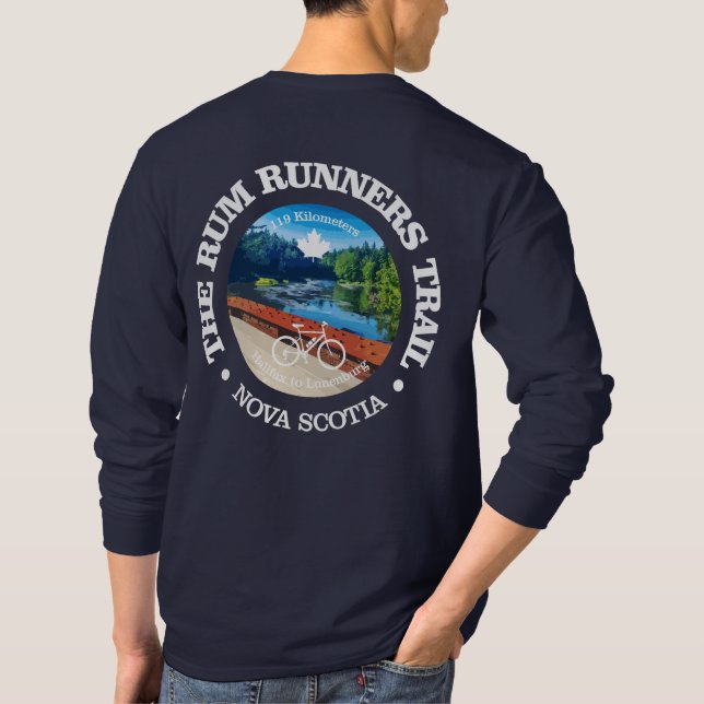 T-shirt Sentier des coureurs de rhum (cyclage c) (Dos)