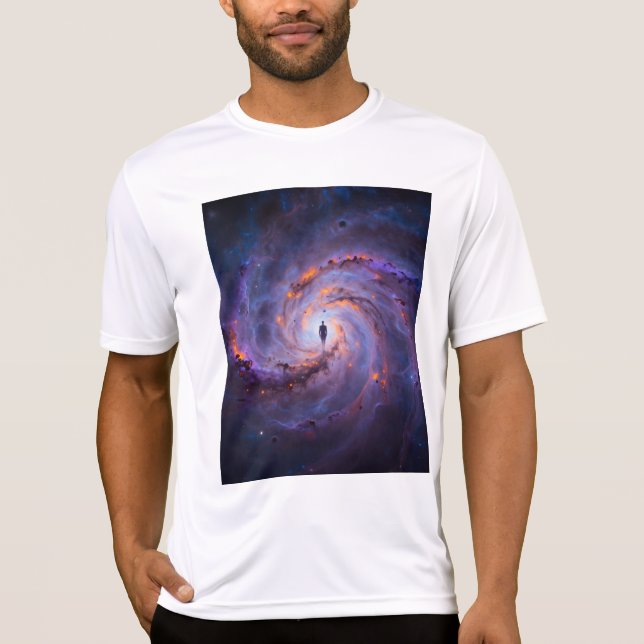 T-shirt Sentier des étoiles – Voyage à travers l'univers (Devant)
