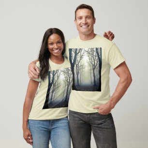 T-shirt Sentier forestier brumeux : Beauté inquiétante
