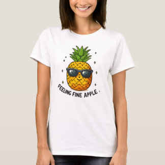 T-shirt Sentiment de bonne pomme | Amateur de nourriture