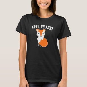 T-shirt SENTIMENT FOXY Drôle Fox femmes Ados Filles Aimer