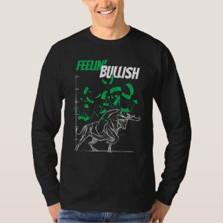T-shirt Sentiment haussier Marché boursier haussier Commer