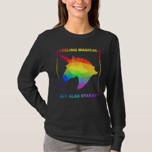 T-shirt Sentiment Magique Mais Aussi Stabby Unicorn Lgbt C