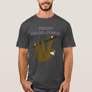 T-shirt Sentiment philosophique, patinage + jeu de philoso