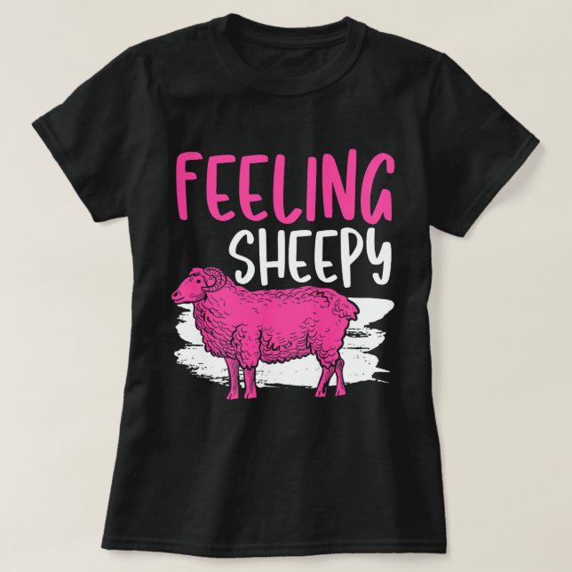 T-shirt Sentiment Sheepy Sheep Pun 2Farmer Sheep Lover (Design devant)
