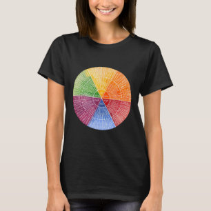 T-shirt Sentiments Graphique d'émotion de roue Thérapie Sa