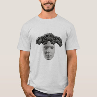 T-shirt Sentiments – Masque d'esthétique sombre et texture