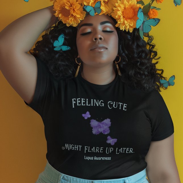 T-shirt Sentir Mûr Pourrait S'Éclater Plus Tard Papillon V (Créateur téléchargé)