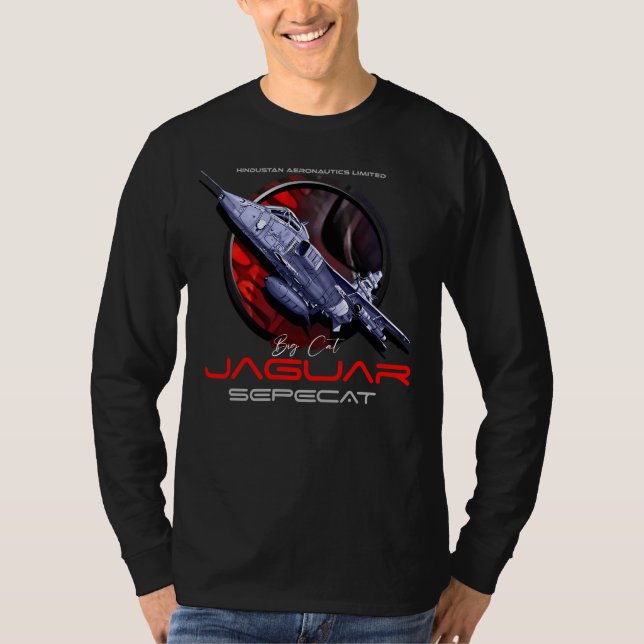T-shirt Sepecat Jaguar Français chasseur-jet (Devant)