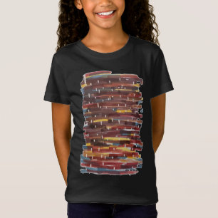 T-Shirt Sepia Abstraite