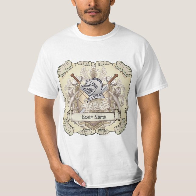 T-shirt Sepia knight Shield (Devant)