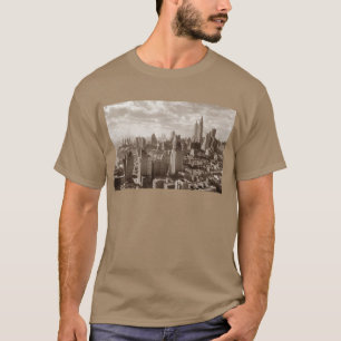 T-shirt Sepia New York