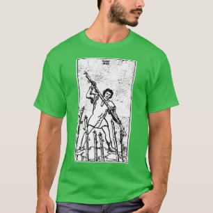 T-shirt Sept des Wands VII de Wands Tarot d Arcana majeur 