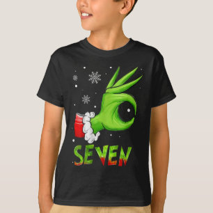 T-shirt Sept Funny 6 7 Meme Père Noël Noël Xmas Professeur
