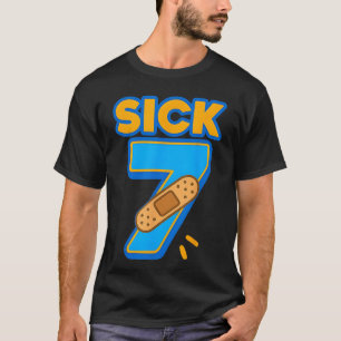 T-shirt Sept Malade Mème Six Sept Malade 7 Anniversaire Dr