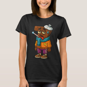 T-shirt Sept malades drôles professeur & jeu de mots élève