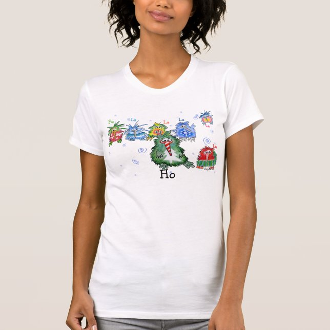 T-shirt Sept oiseaux drôles de kiwi de bande dessinée de (Devant)