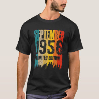 T-shirt Septembre 1956 65 Anniversaire Limitée Editi