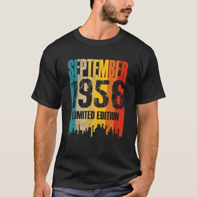 T-shirt Septembre 1956 65 Anniversaire Limitée Editi (Devant)