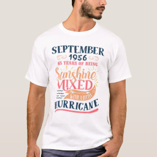 T-shirt Septembre 1956 Drôle 65E Cadeau Anniversaire Sont 