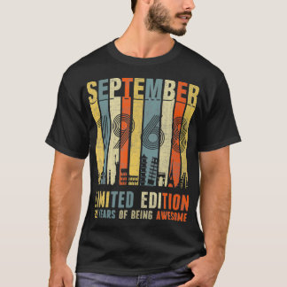 T-shirt Septembre 1968 Vintage Funny 52e anniversaire cade
