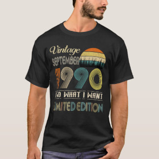 T-shirt Septembre 1990 Vintage Anniversaire de 32 ans