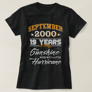 T-shirt Septembre 2000, 19 ans d'être soleil