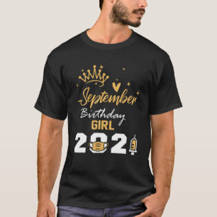 T-shirt Septembre Fille Anniversaire Quarantaine 2021 Soci