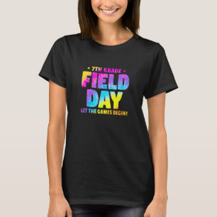 T-shirt Septième Jour De Terrain Laisser Les Jeux Commence