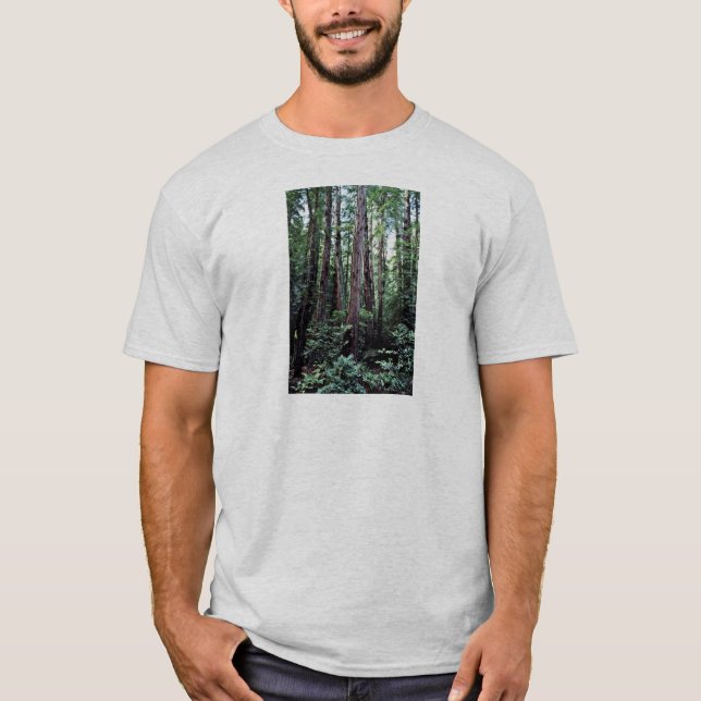 T-shirt Séquoias - monument national en bois de Muir (Devant)