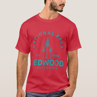 T-shirt Séquwood California National Park TCamping Hiking 