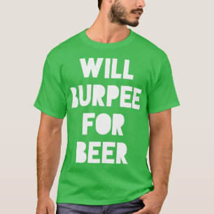 T-shirt Sera Burpee Pour L'Entraînement De Fitness De Bièr