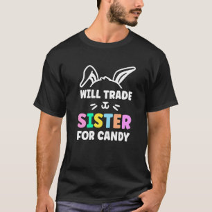 T-shirt Sera La Soeur De Bonbons De Pâques OEuf De Pâques