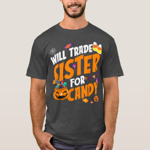 T-shirt Sera La Soeur De Candy Halloween Corn Citrouille