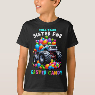 T-shirt Sera La Soeur Pour Les Bonbons De Pâques I Drôle O