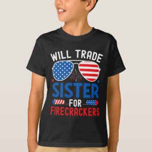 T-shirt Sera La Soeur Pour Les Pétards Drôle 4 De Ju