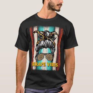 T-shirt Serape Cactus Messy Bun Leopard Funny Serap