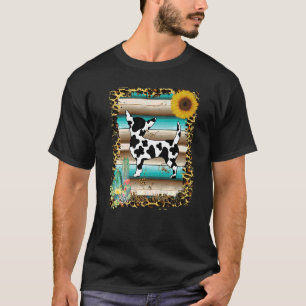 T-shirt Serape Chihuahua Boho Chien de style sud-ouest