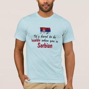 T-shirt Serbe humble