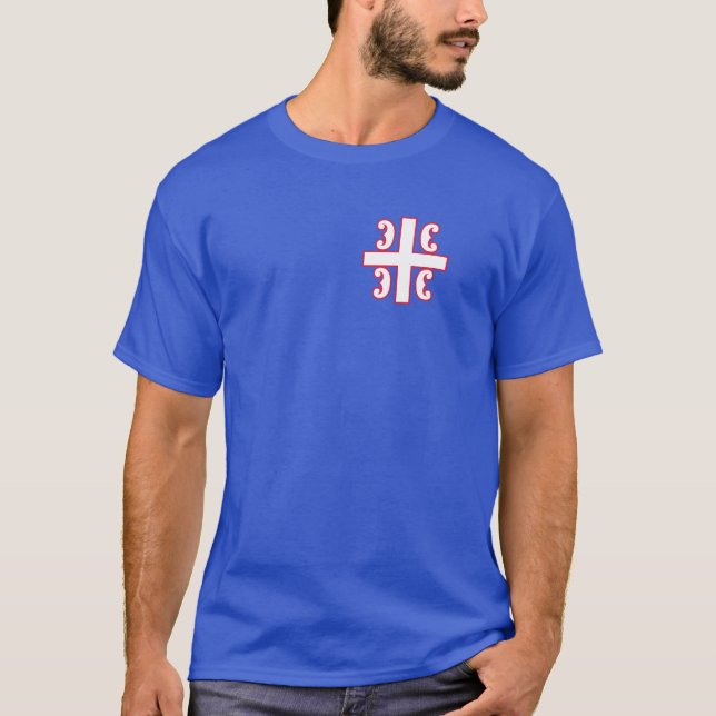 T-shirt Serbia Heart Shirt (Devant)