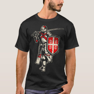 T-shirt Serbie Chevalier serbe