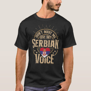 T-shirt Serbie Drapeau Souvenirs Pour Serbes Hommes & Femm