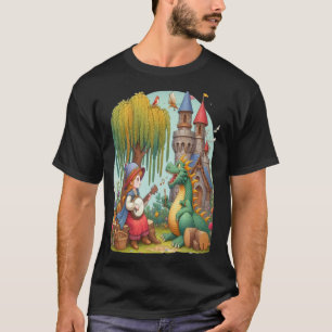 T-shirt Serenade de dragon par une princesse mystique