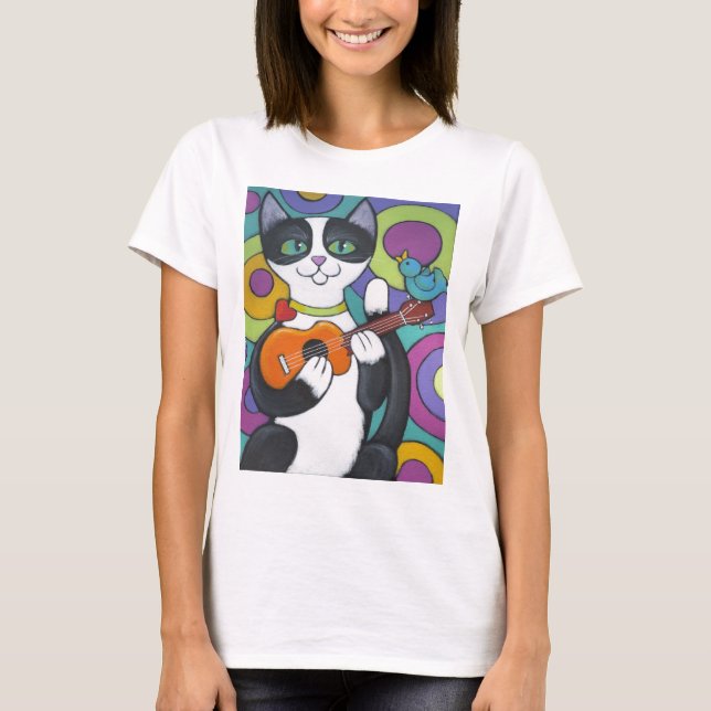 T-shirt Sérénade d'ukulélé (Devant)
